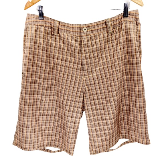The North Face Pura Vida 1.0 Plaid Shorts Men's 34 Waist Board Shorts - Picture 1 of 10